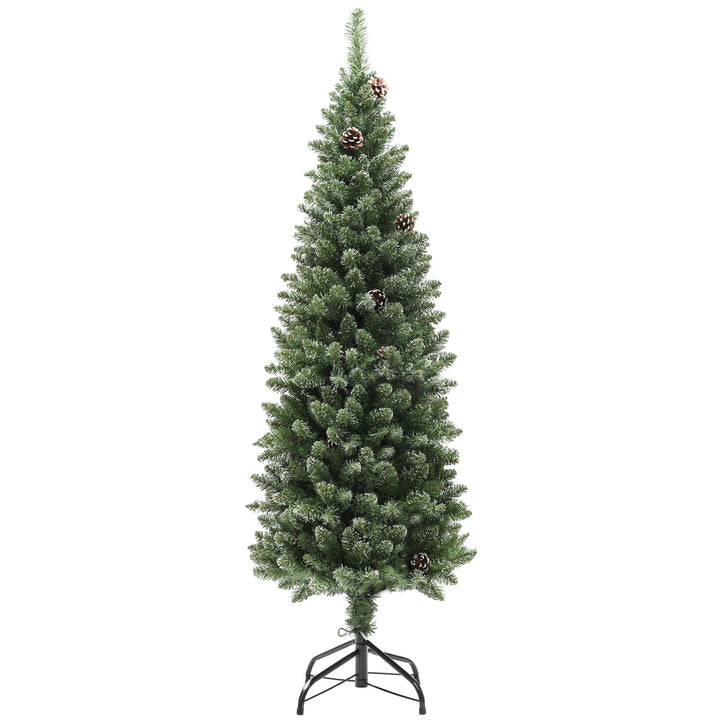 Árvore de Natal 150 cm Árvore de Natal Artificial com 395 Ramos e Suporte de Metal Árvore de Natal para Sala de Estar Interior Verde