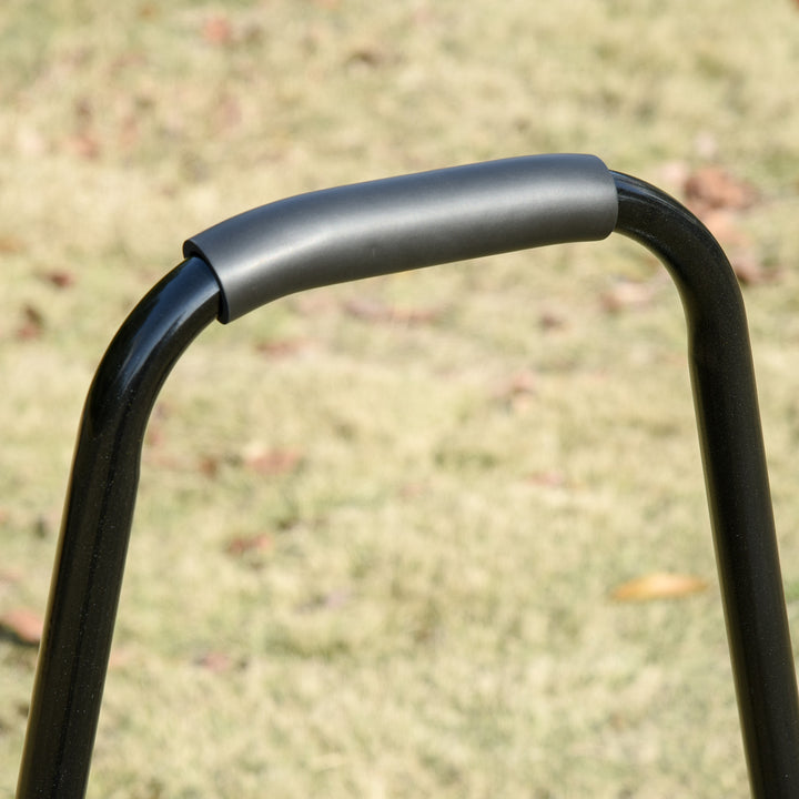 Rolo de Relva Largo 50 cm Ø30cm Rolo de Relva de 30L Preenchido com Areia ou Água com Pega em U para Jardim Verde Escuro