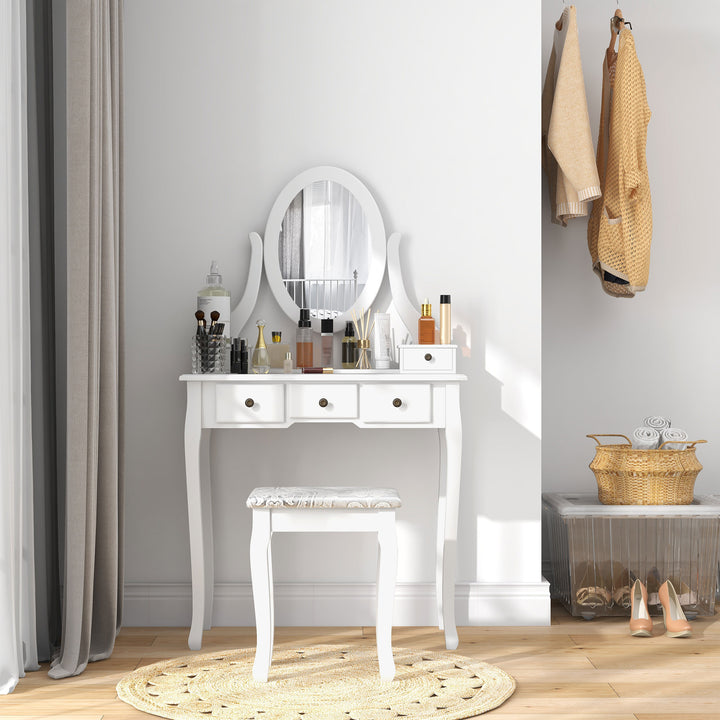 Toucador de Maquilhagem com Banquinho