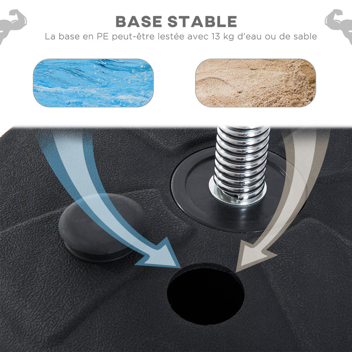 Saco de Boxe de Pé Punching Ball com Altura Ajustável em 4 Níveis 126-144 cm Base Preenchível e Luvas de Boxe para Adultos e Adolescentes Vermelho e Preto