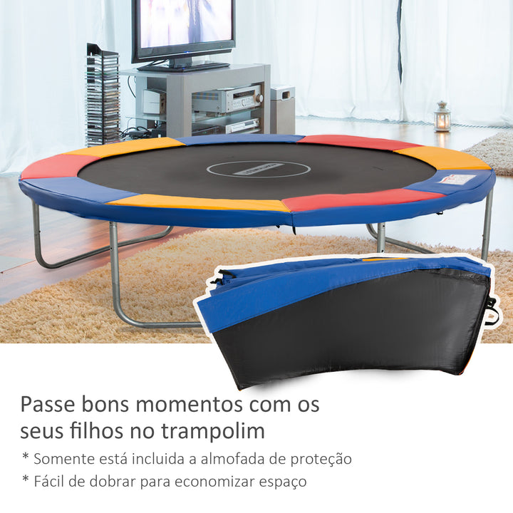 Tampa de proteção de borda Cama elástica Trampolins multicoloridos de 305 cm