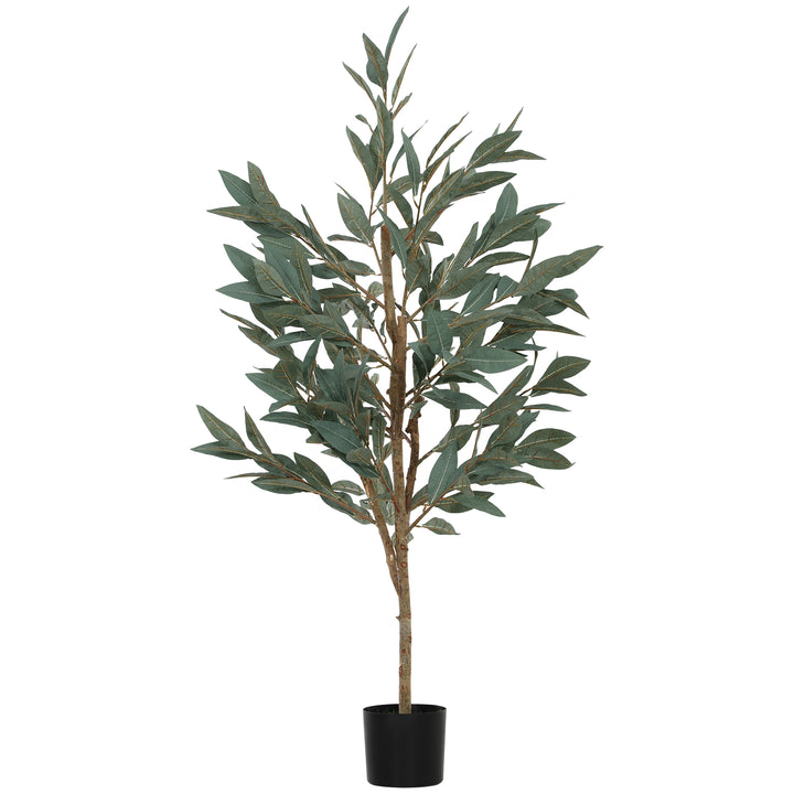 Planta Artificial de Louro 150 cm Planta Artificial Decorativa Grande Decoração para Casa Escritório Varanda Quarto Verde