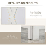 Biombo de 3 Paineis Separador de Ambientes Dobrável 136,5x170cm Divisória para Espaços de Madeira Decoração Elegante para Dormitório Sala de Estar Branco