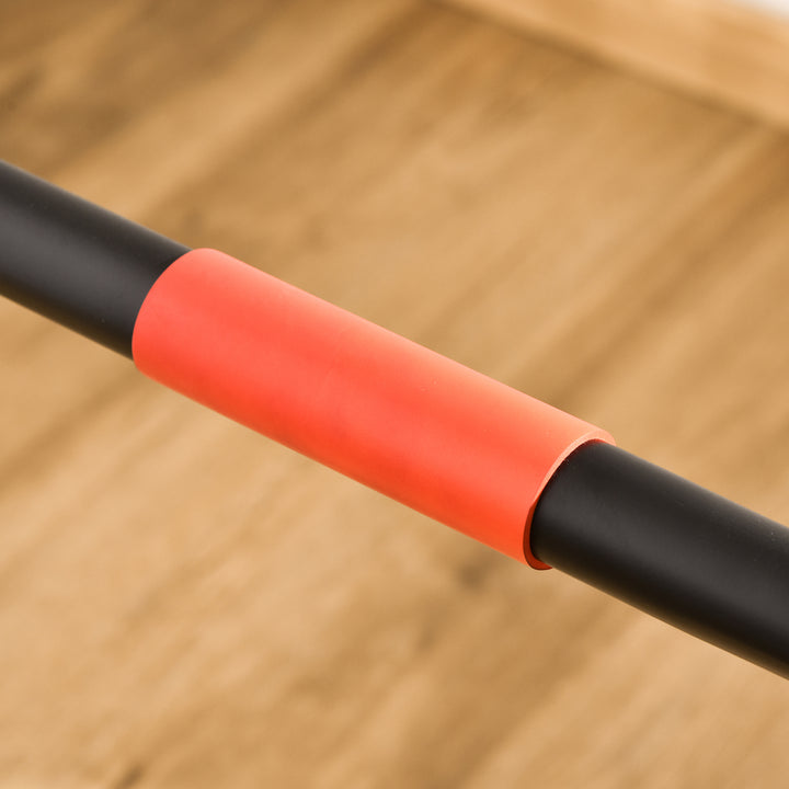Suporte de treino de barras paralelas para flexões inclinadas construção muscular Calistênicos 63x41x73 cm Preto