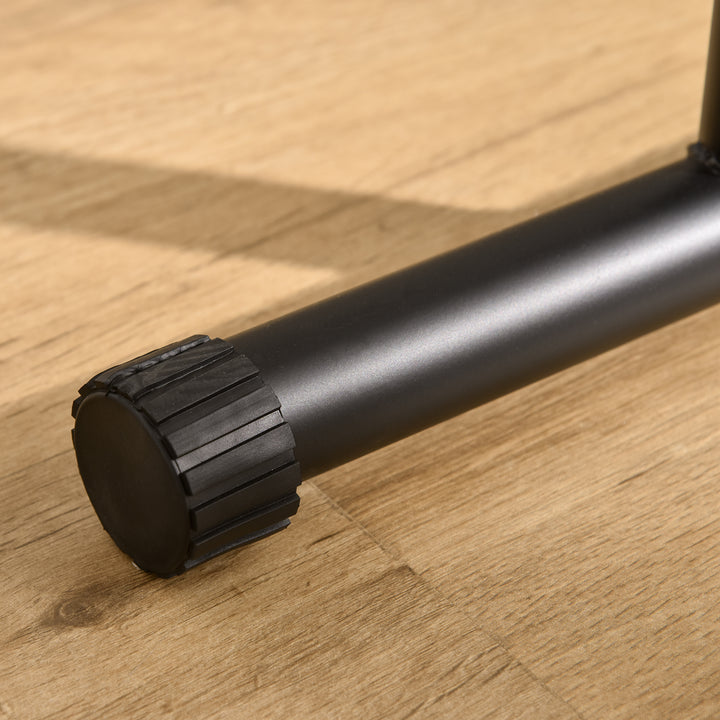 Suporte de treino de barras paralelas para flexões inclinadas construção muscular Calistênicos 63x41x73 cm Preto