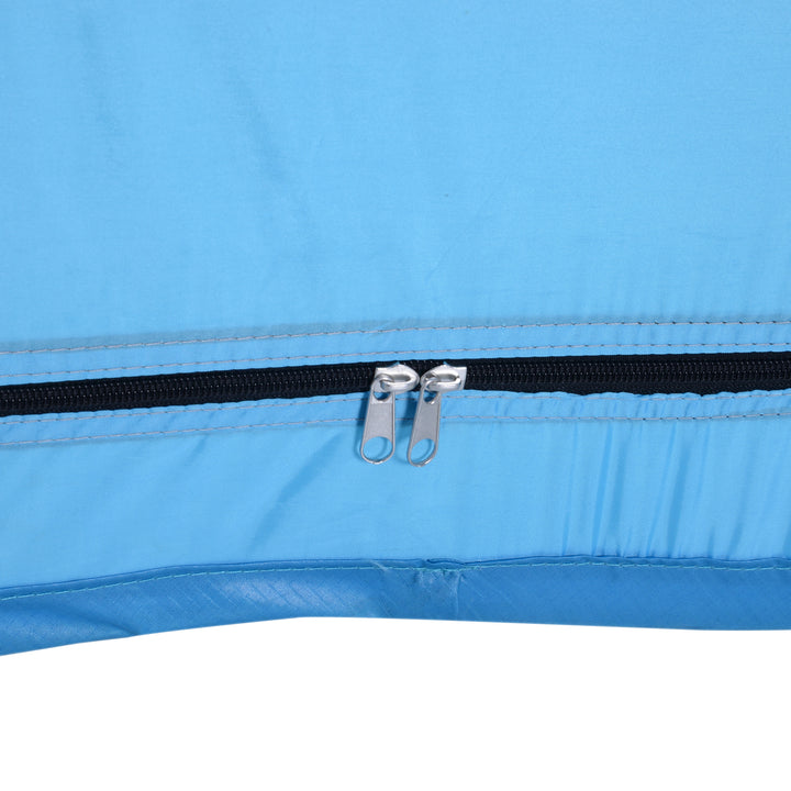 Tenda de acampamento multifuncional leve dobrável e estável à prova d'água com sistema POP-UP 100x100x185cm Azul