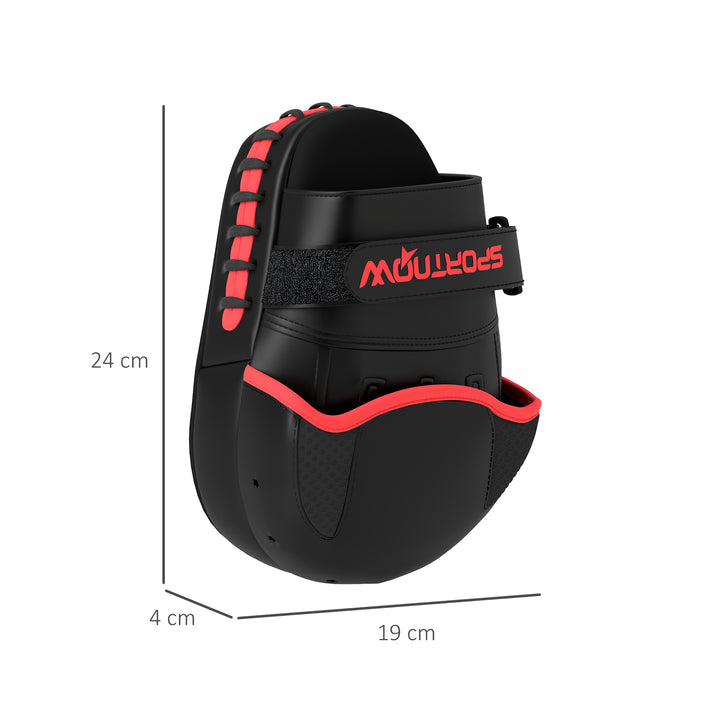 Plastrons de Boxeo Paos de Muay Thai MMA para Treino de Boxeo Boxing Karate Taekwondo Artes Marciais 24x19x4 cm Preto