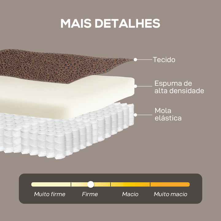 Poltrona Reclinável Manual Poltrona de Couro Sintético com Apoio para os Pés Encosto Alto Acolchoamento Espesso até 135º para Sala Quarto 84x85x104 cm Marrom