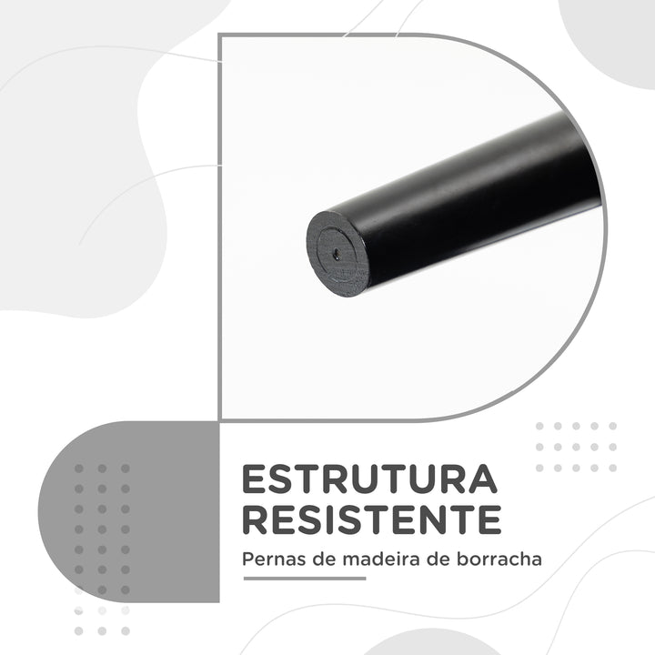 Banco para Pé de Cama Banco Estofado em Linho Sintético com Pés de Madeira Braços e Assento Acolchoado Estilo Moderno para Quarto Entrada Corredor Cinzento Escuro