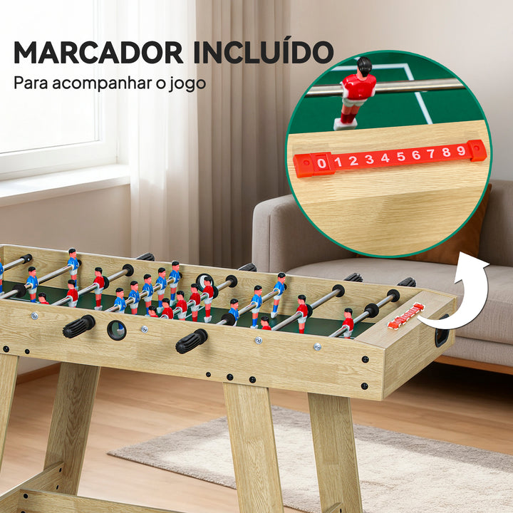 Matraquilho para Crianças com 2 Marcadores 8 Pegas 22 Jogadores e Varas Telescópicas para Crianças acima de 6 Anos e Adultos Famílias Festas 114x78x88 cm Madeira