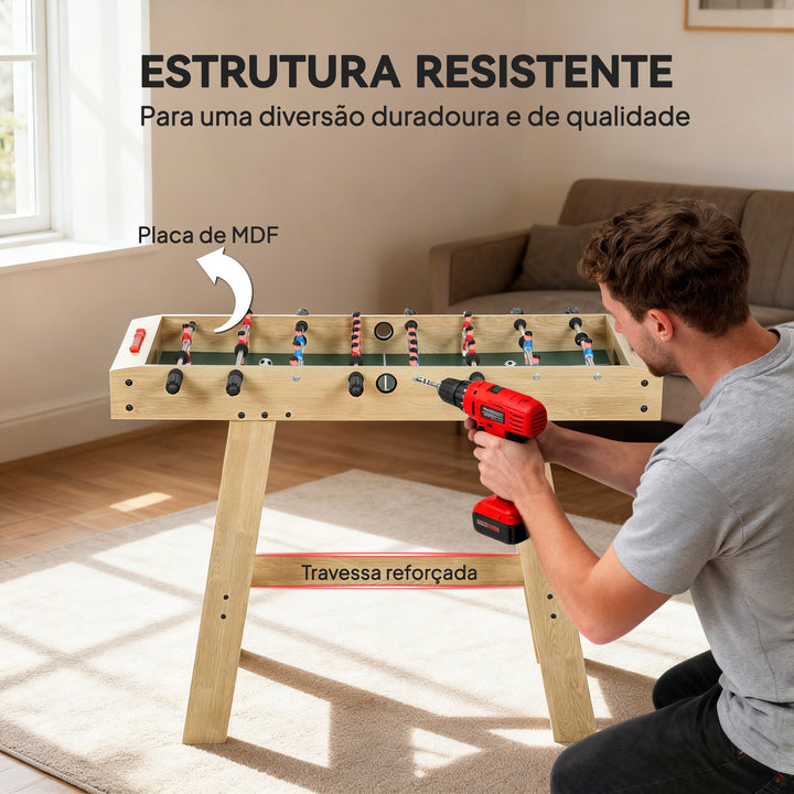 Matraquilho para Crianças com 2 Marcadores 8 Pegas 22 Jogadores e Varas Telescópicas para Crianças acima de 6 Anos e Adultos Famílias Festas 114x78x88 cm Madeira