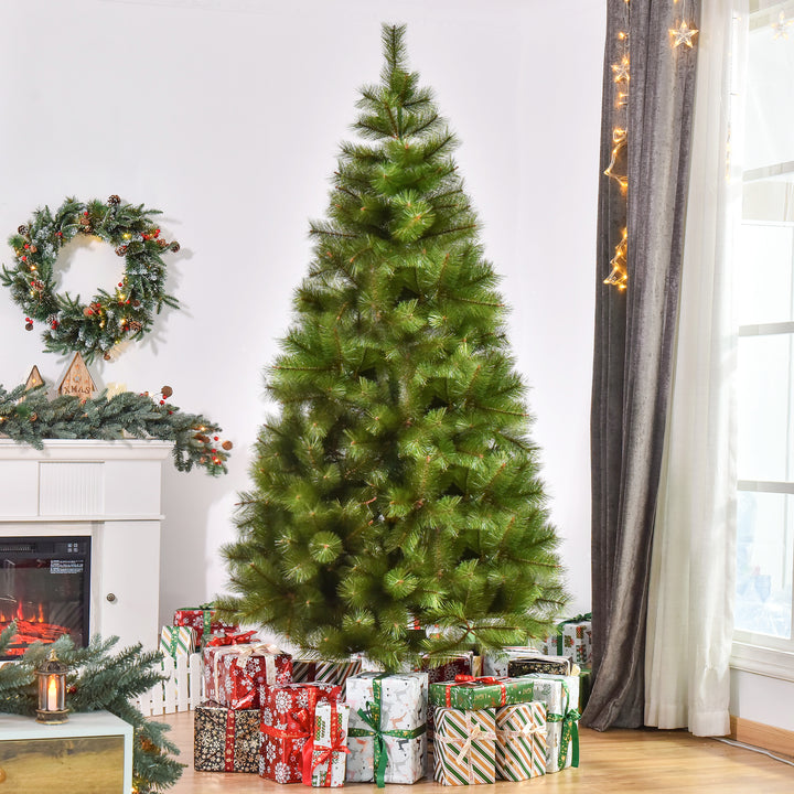 Árvore de Natal 210cm Artificial de Pinho com Suporte Metálico 505 Ramas