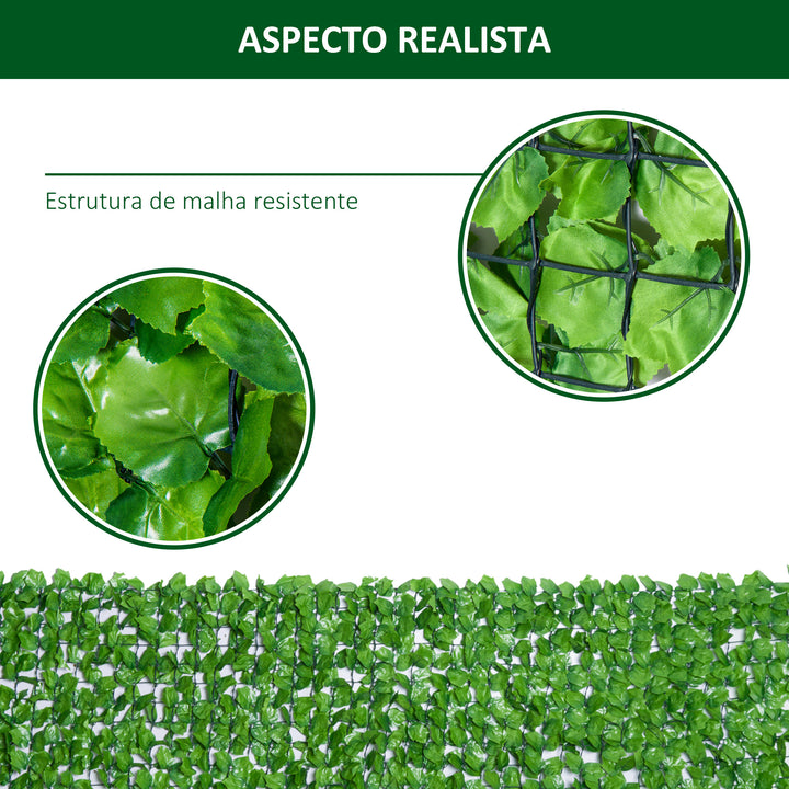 Cobertura Artificial em Rolo de 3x1m para Cerca Varanda Planta decorativa