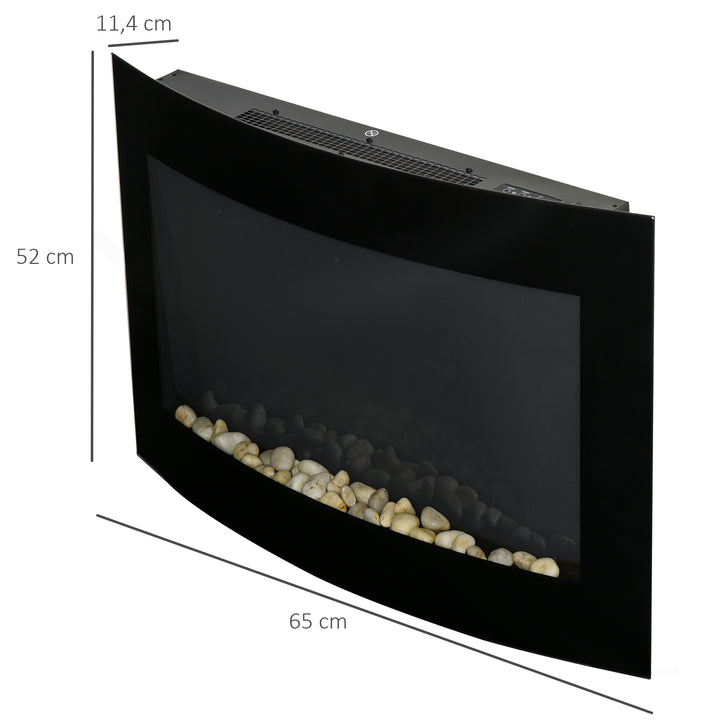Lareira Elétrica chama LED Aço Inoxidável