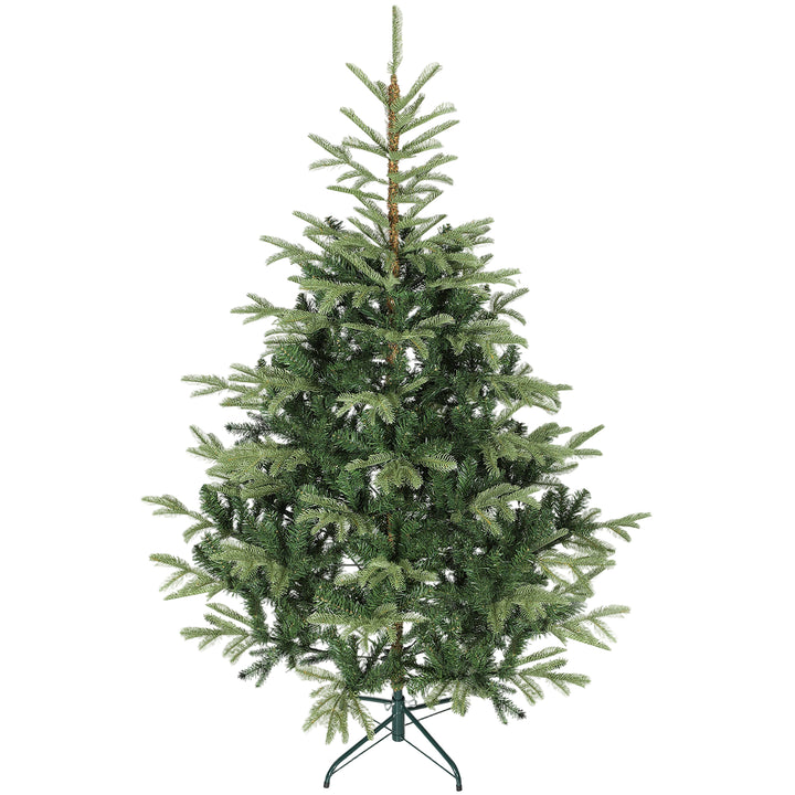 Árvore de Natal Artificial 180 cm Árvore de Natal com 772 Ramos Densos e Suporte Metálico Dobrável Montagem Fácil para Interior Verde