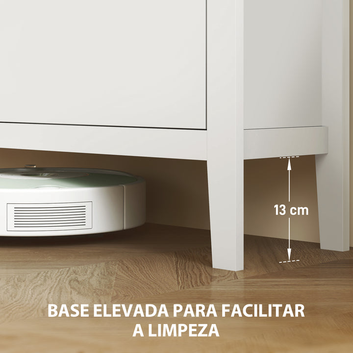 Sapateira Estreita Móvel Sapateira para Entrada com 4 Gavetas Abatíveis Prateleiras Ajustáveis e Puxadores em PU para 20 Pares de Sapatos para Corredor 105x24x95,5 cm Branco