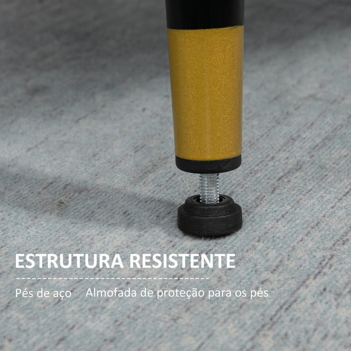 Poltrona Sala de Estar Poltrona Relax com Apoio para os Braços Assento Acolchoado e Pés de Aço Sofá Individual Moderno para Dormitório 76x68x80 cm Cinza