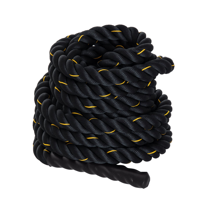 Corda de Batalha Battle Rope Exercício Formação Fitness Crossfit ?38mm Comprimento 9m Poliéster Ultra-Resistente