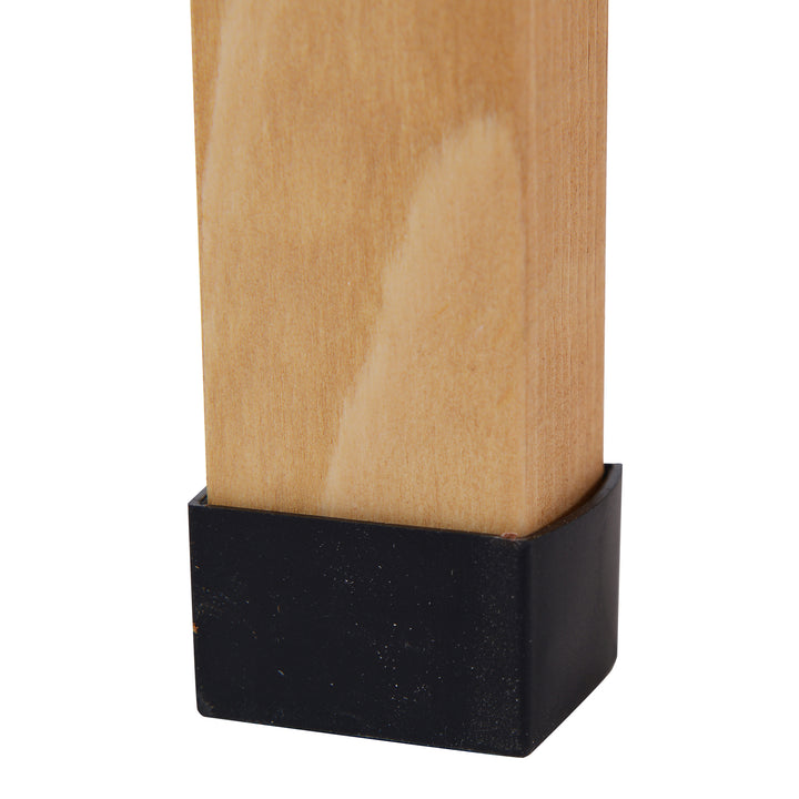 Mesa de Plantação em Madeira de 3 Níveis Mesa de Jardinagem com Placa Metálica 2 Prateleiras e Ganchos Resistente às Intempéries para Jardim Varanda 76x37x89 cm Madeira