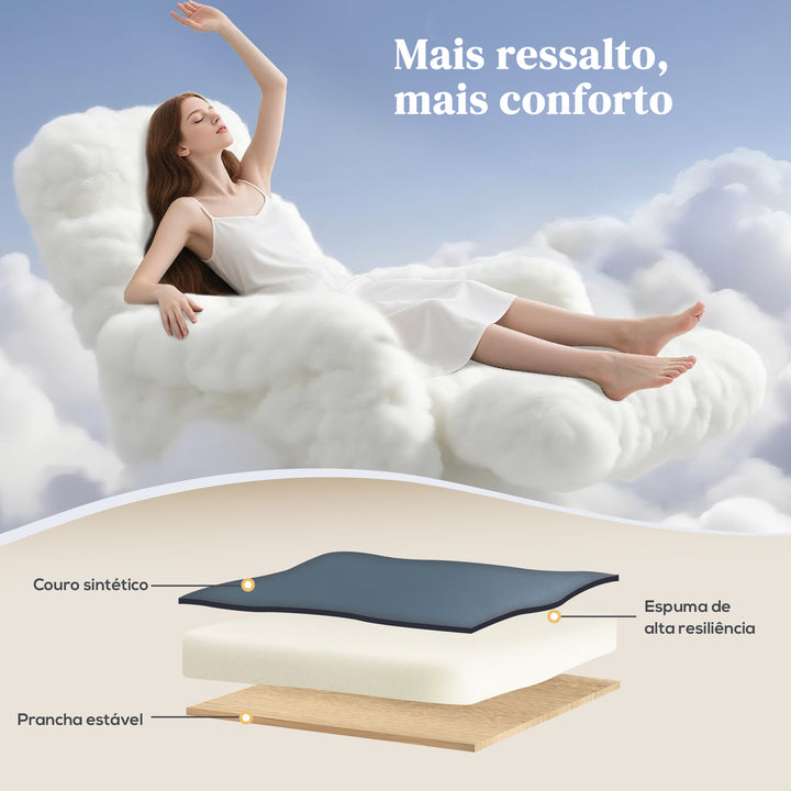 Poltrona Relax Levanta Pessoas com Controle Remoto Reclinação Elétrica de 160° Apoio para os Pés Encosto Estofado em PU e Bolsos Laterais 76x90x105 cm Azul Escuro