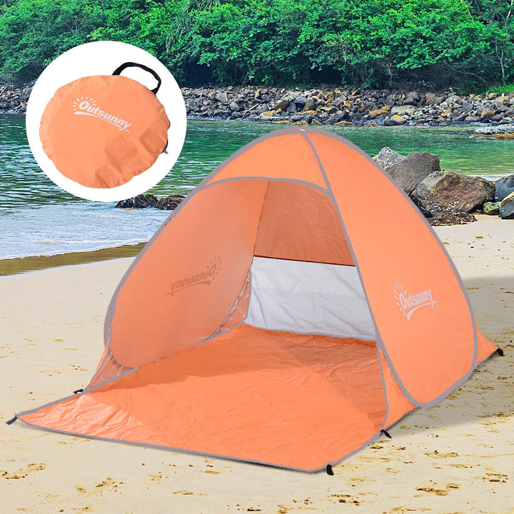 Tenda pop-up instantânea e portátil com janelas Tipo de refúgio para piquenique, praia e acampamento com proteção UV