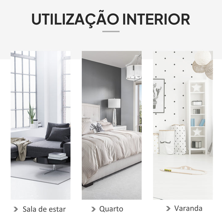 Cadeira suspensa redonda Ø60 cm Cadeira de rede de balanço com almofada e corda de algodão para interior e exterior 80x80x42 cm Cinza