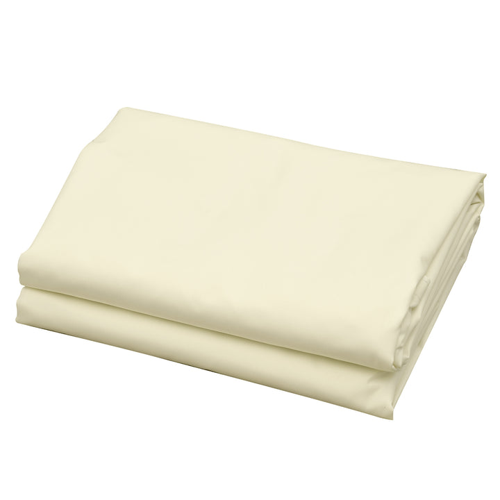 Toldo vela retangular3x4m para varanda Jardim camping Proteção UV resistente à água cor creme