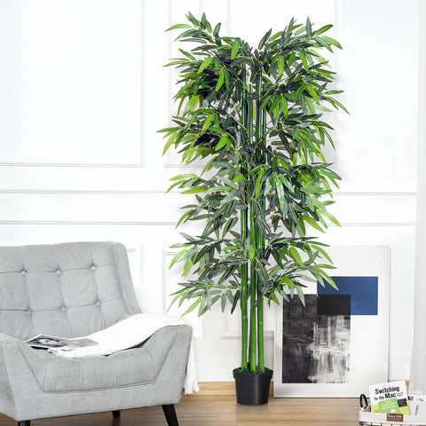 Planta Decorativa Sintética de Bambu Artificial planta artificial 180cm