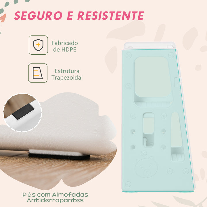 Torre de Aprendizagem para Crianças com Altura Ajustável em 3 Posições e Plataforma Antiderrapante para Cozinha Sala de Jantar Casa de Banho 47x47x90cm Branco