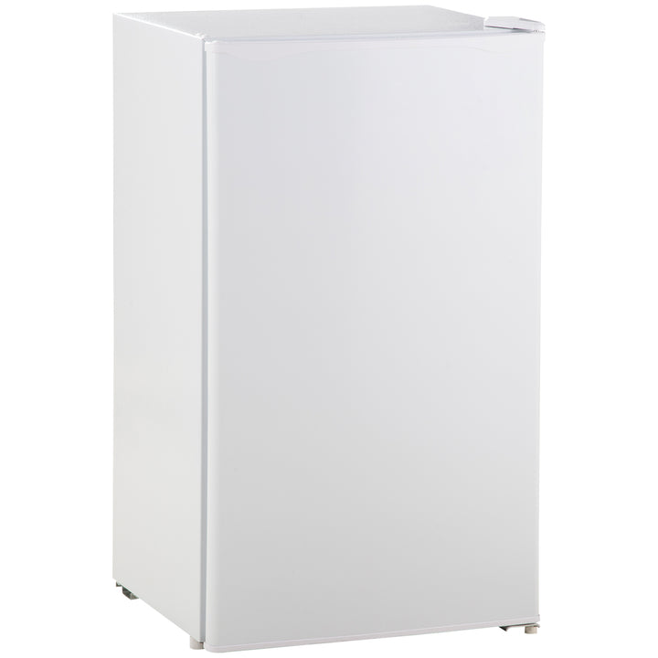 Mini Frigorífico 91L de Capacidade Frigorífico Elétrico Pequeno com Prateleira Ajustável Compartimento Congelador e Porta Reversível Silencioso 41dB 47,5x44,2x84cm Branco