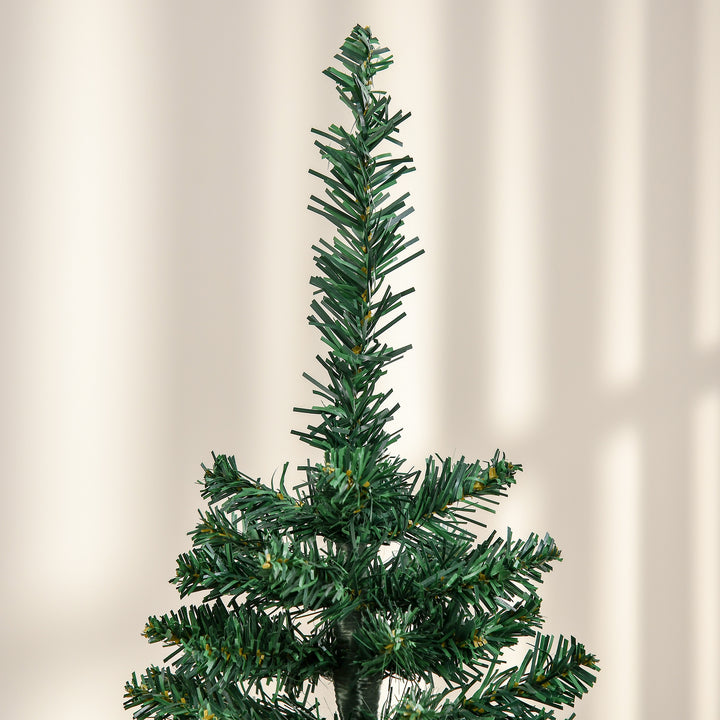 Árvore de natal F46x150cm Artificial Pinheiro Decoração de Natal com suporte de plástico 294 Ramos Verde PVC