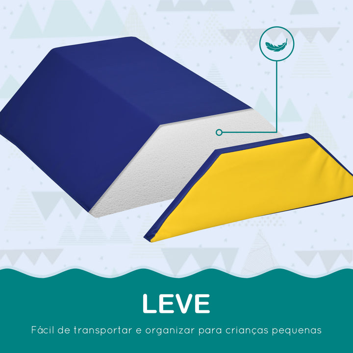 Conjunto de 5 Blocos para Crianças de 18-36 Meses Brinquedo de Construção para Aprendizagem Infantil 48x48x48cm Multicor