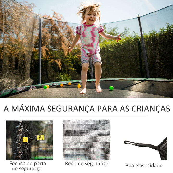 Rede de Segurança Muro de proteção Cama elástica trampolim redonda 6 barras