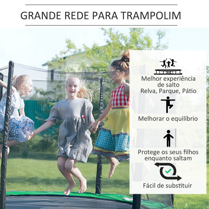 Rede de Segurança Muro de proteção Cama elástica trampolim redonda 6 barras