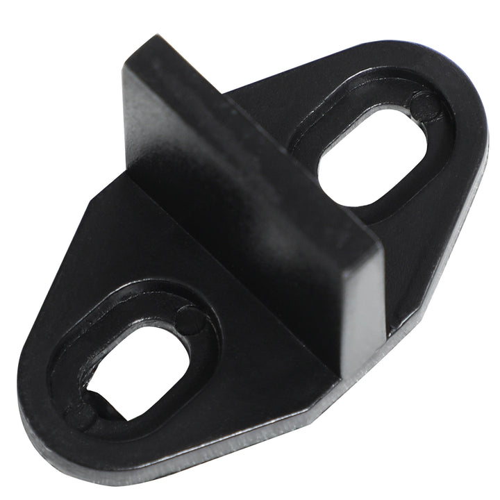 Ferragem para Porta de Correr 200cm Kit de Acessórios para Porta Corredeira com 2 Trilhos de Aço de Carbono Carga Máxima 100kg 200x40x0,6cm Preto