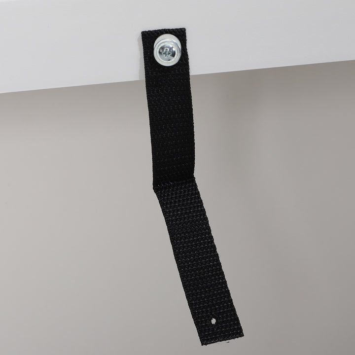 Lareira Elétrica 1800W Lareira Decorativa com Efeito de Chama Realista Controlo Remoto Temporizador Semanal Proteção Contra Sobreaquecimento para Ambientes de 30 m² 96,5x22x81,7 cm Branco