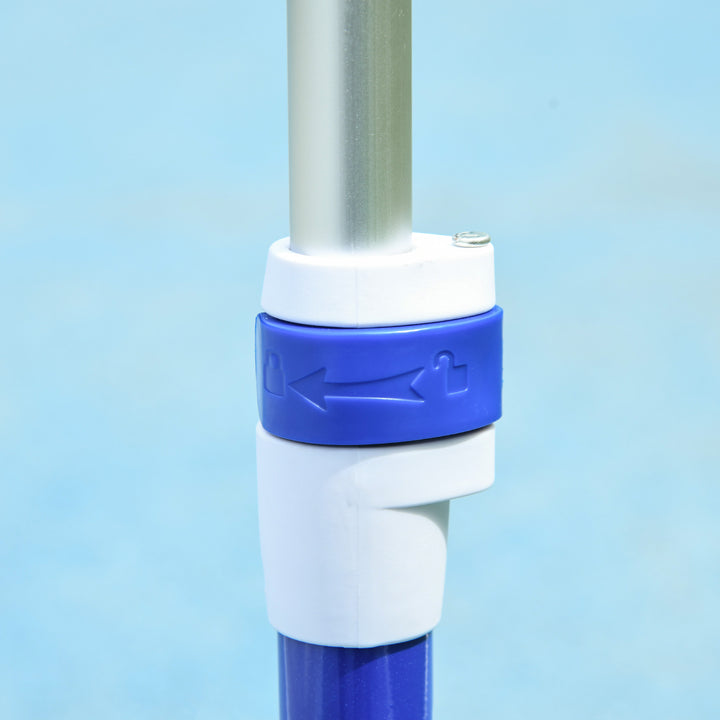 Trotinete para Crianças de 2-6 Anos Trotinete Infantil Dobrável Trotinete com 3 Rodas LED Altura Ajustável Carga 25 kg 52x29x63-76 cm Azul