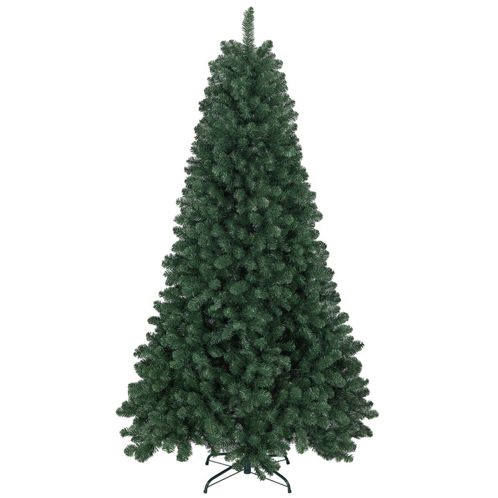 Árvore de Natal 210 cm Árvore de Natal Artificial com 1064 Ramos de Arame de Memória e Base Recolhível Árvore de Natal para Sala Verde
