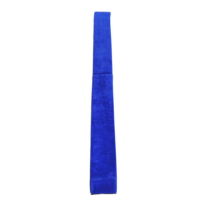 Barra de Equilíbrio Ginástica Dobrável 210 cm Barra de Ginástica Artística Viga de Equilíbrio para Crianças Iniciantes e Ginastas Profissionais para Treino em Casa 210x10x6,5 cm Azul