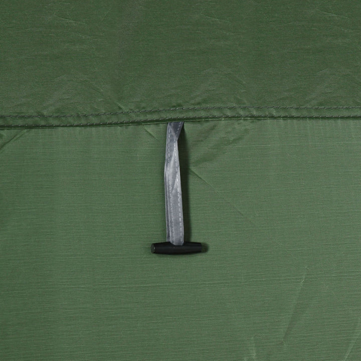 Tenda de Duche Tenda de Privacidade Portátil com 1 Gancho Bolso Bolsa de Transporte e UV20+ para Duche Trocador Sanita 126x124x189 cm Verde