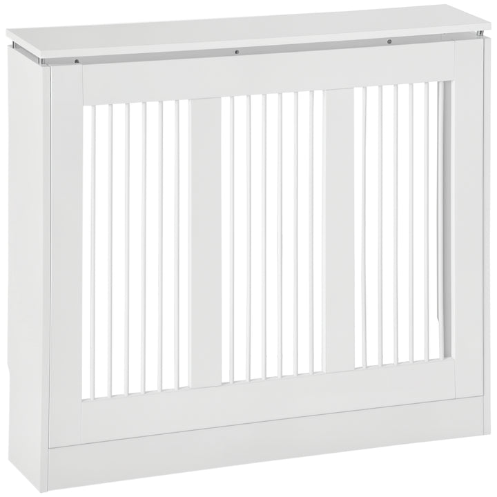 Cobertura de Radiador Branca 90x18x84 cm Cobertura de Radiador de MDF Desenho Moderno para Sala de Estar Dormitório Branco