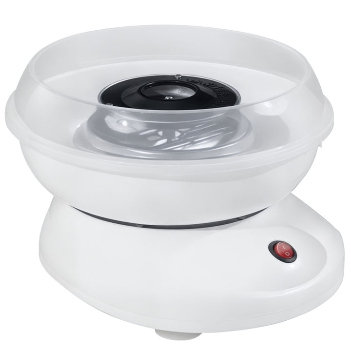 Máquina de Fazer Algodão Doce Branco Alumínio 27x26x18cm