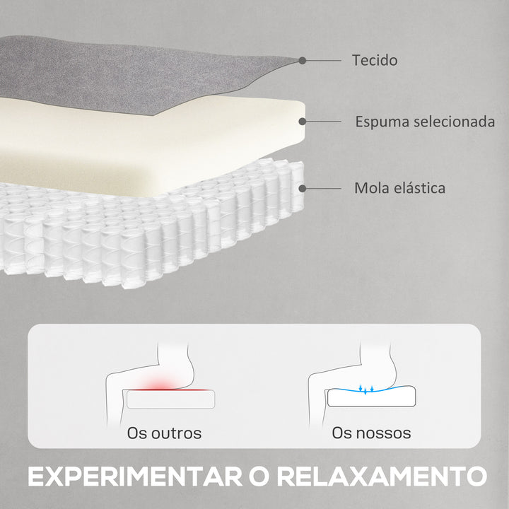 Poltrona Relax Reclinável Elétrica Poltrona Reclinável Silenciosa com Função Memória Apoio para Pés Controlo Remoto e Bolsos Laterais para Dormitório Sala de Estar 80x83x104 cm Cinzento