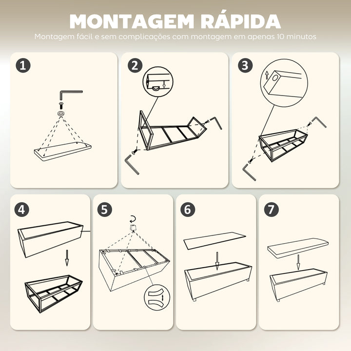 Banco de Arrumação Banco com Armazenamento Capacidade de 84 L 112x42x40 cm Estofado em Veludo Banco Pé de Cama para Dormitório Bege