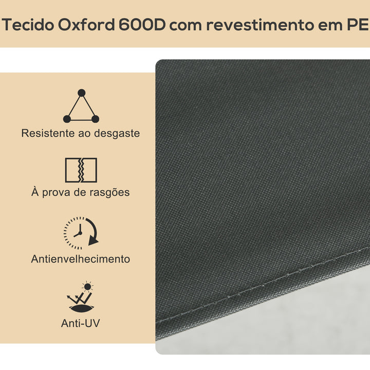 Conjunto de 2 Cadeiras Dobráveis de Campismo Cadeiras Portáteis com Apoios de Braços e Estrutura em Aço Cadeiras para Pesca Jardim Terraço 54x59x78 cm Cinzento Escuro