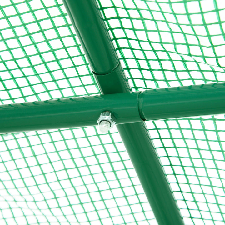 Estufa Verde Transparente Aço Polietileno PE 250 x 200 x 200 cm