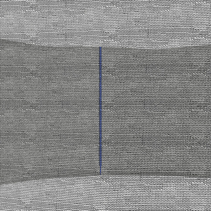 Rede de Segurança para Trampolim Ø305 cm Rede de Substituição de Trampolins para Exterior e Porta com Fecho de Correr para 6 Postes Azul