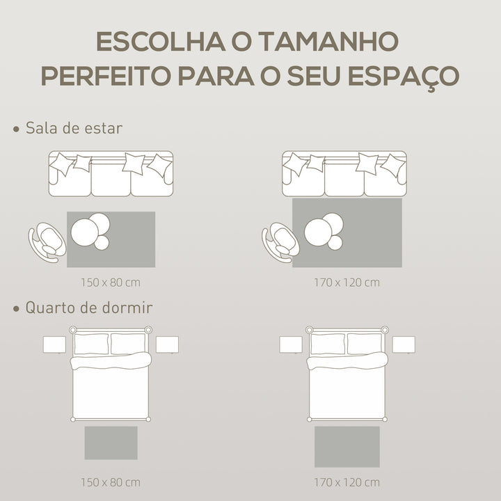 Tapete Sala de Estar 170x120 cm Tapete Lavável na Máquina de Lavar Pelo Curto Estilo Moderno Tapete para Sala de Estar Quarto Sala de Jantar Cinzento Escuro