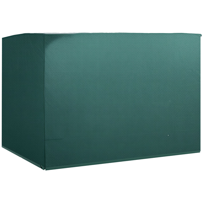 Capa Protetora para Baloiço de Jardim de 3 Lugares 215x155x150cm Impermeável com Zíper Cobertura para Móveis de Exterior Verde