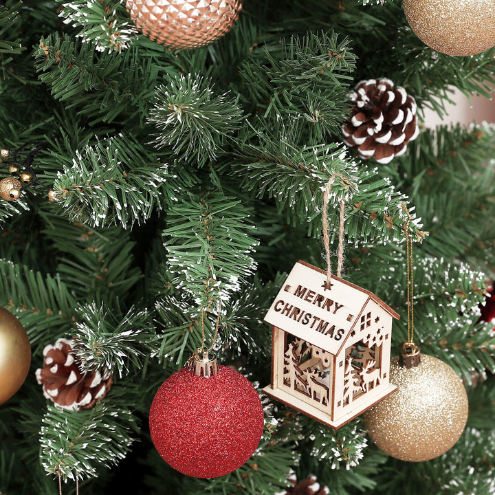 Árvore de Natal 150 cm Árvore de Natal Artificial com 395 Ramos e Suporte de Metal Árvore de Natal para Sala de Estar Interior Verde